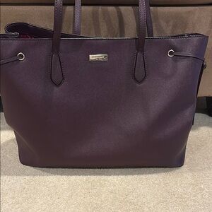 Kate Spade Deep Purple Tote Bag